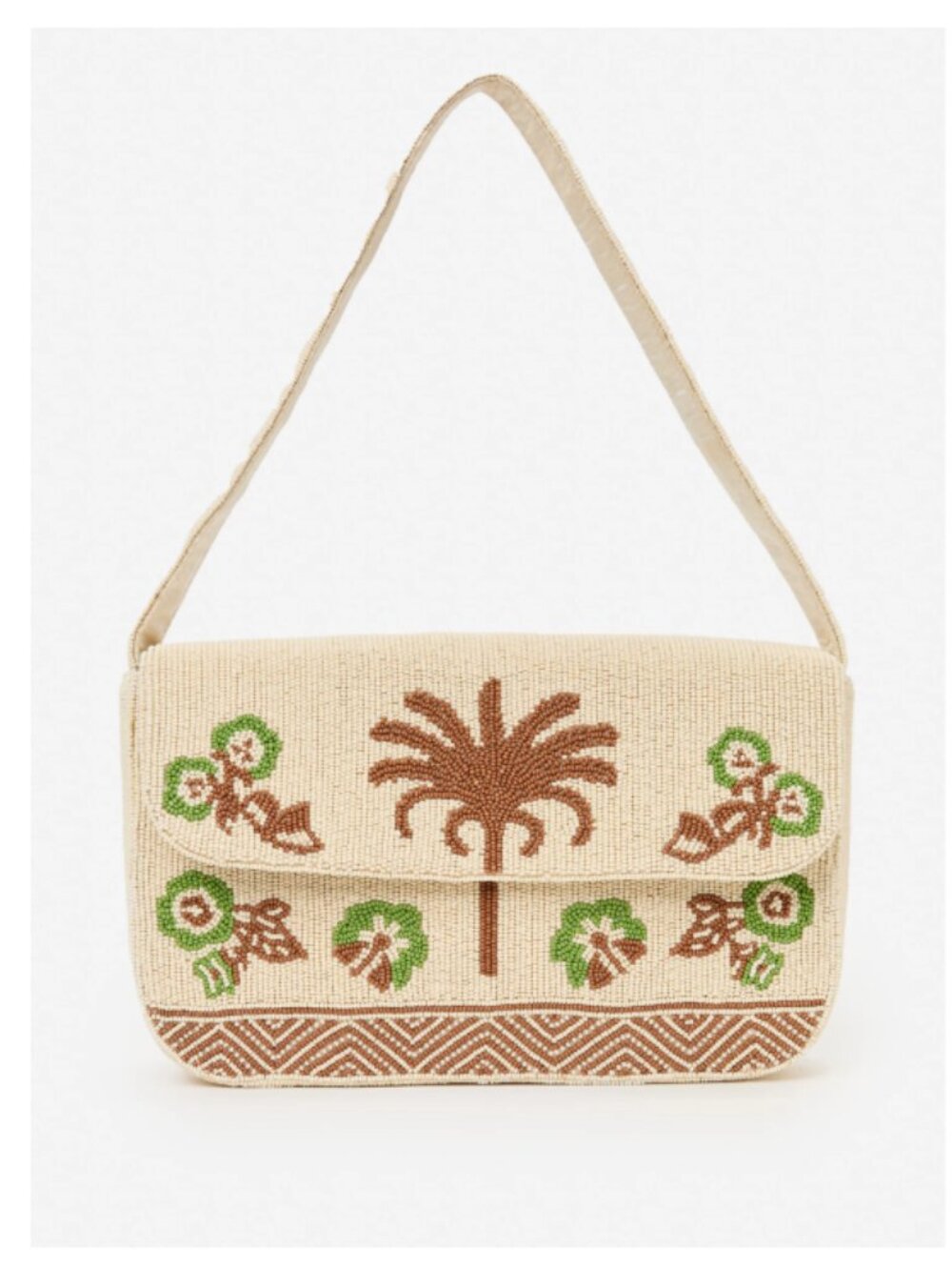 J.Mclaughlin Rio Beaded Handbag in Palm Court Vignette